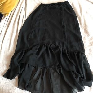 High low skirt
